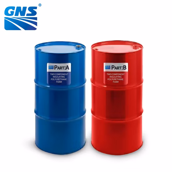 Gns Rigid Polyurethane 2 Component Polyol Mdi Mixture Polyurethane Foam for Cold Room Panel
